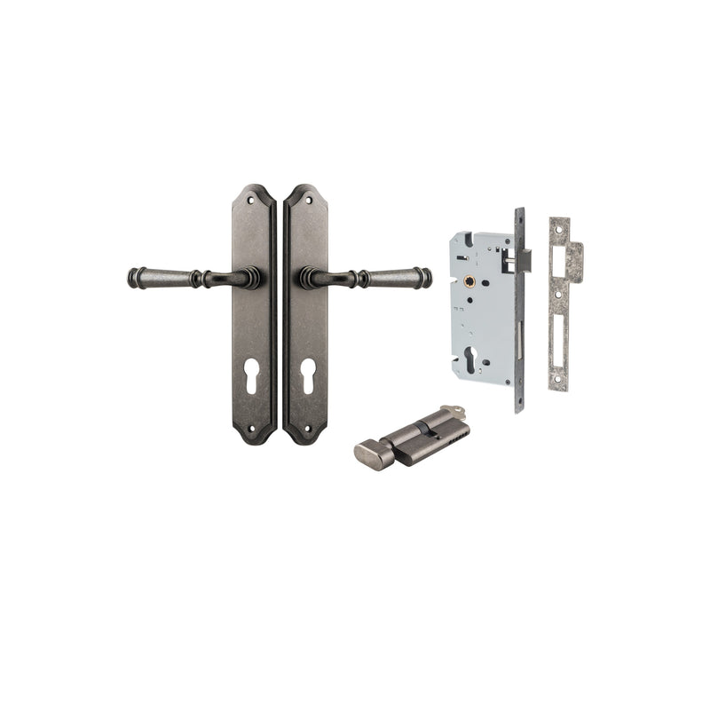 IVER VERONA DOOR LEVER HANDLE ON SHOULDERED BACKPLATE - CUSTOMISE TO YOUR NEEDS