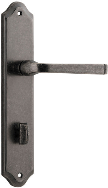 IVER ANNECY DOOR LEVER HANDLE ON SHOULDERED BACKPLATE - CUSTOMISE TO YOUR NEEDS