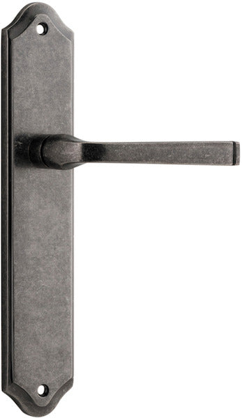 IVER ANNECY DOOR LEVER HANDLE ON SHOULDERED BACKPLATE - CUSTOMISE TO YOUR NEEDS