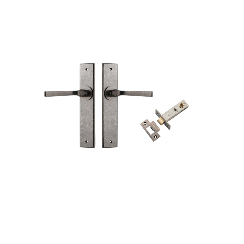 IVER ANNECY DOOR LEVER HANDLE ON CHAMFERED BACKPLATE - CUSTOMISE TO YOUR NEEDS