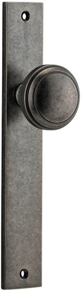 IVER PADDINGTON DOOR KNOB ON RECTANGULAR BACKPLATE - CUSTOMISE TO YOUR NEEDS