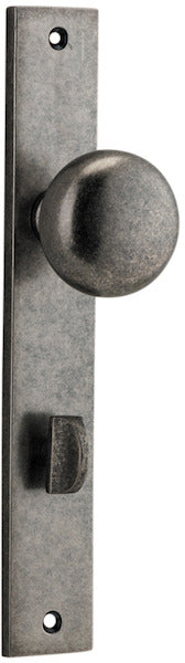 IVER CAMBRIDGE DOOR KNOB ON RECTANGULAR BACKPLATE - CUSTOMISE TO YOUR NEEDS