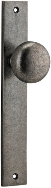 IVER CAMBRIDGE DOOR KNOB ON RECTANGULAR BACKPLATE - CUSTOMISE TO YOUR NEEDS