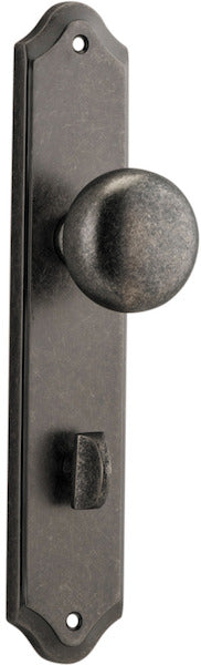 IVER CAMBRIDGE DOOR KNOB ON SHOULDERED BACKPLATE - CUSTOMISE TO YOUR NEEDS