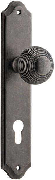 IVER GUILDFORD DOOR KNOB ON SHOULDERED BACKPLATE - CUSTOMISE TO YOUR NEEDS