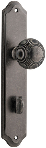 IVER GUILDFORD DOOR KNOB ON SHOULDERED BACKPLATE - CUSTOMISE TO YOUR NEEDS