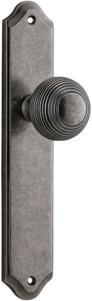 IVER GUILDFORD DOOR KNOB ON SHOULDERED BACKPLATE - CUSTOMISE TO YOUR NEEDS