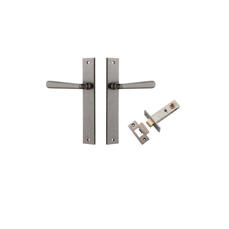 IVER COPENHAGEN DOOR LEVER HANDLE ON RECTANGULAR BACKPLATE - CUSTOMISE TO YOUR NEEDS