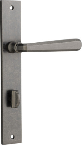 IVER COPENHAGEN DOOR LEVER HANDLE ON RECTANGULAR BACKPLATE - CUSTOMISE TO YOUR NEEDS