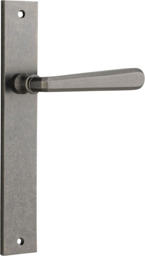 IVER COPENHAGEN DOOR LEVER HANDLE ON RECTANGULAR BACKPLATE - CUSTOMISE TO YOUR NEEDS