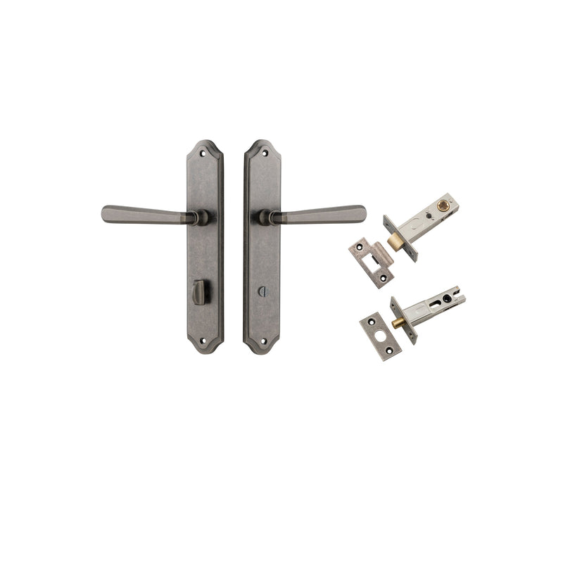 IVER COPENHAGEN DOOR LEVER HANDLE ON SHOULDERED BACKPLATE - CUSTOMISE TO YOUR NEEDS