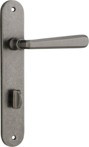 IVER COPENHAGEN DOOR LEVER HANDLE ON OVAL BACKPLATE - CUSTOMISE TO YOUR NEEDS