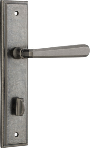 IVER COPENHAGEN DOOR LEVER HANDLE ON STEPPED BACKPLATE - CUSTOMISE TO YOUR NEEDS