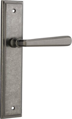 IVER COPENHAGEN DOOR LEVER HANDLE ON STEPPED BACKPLATE - CUSTOMISE TO YOUR NEEDS