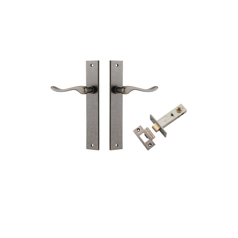 IVER STIRLING DOOR LEVER HANDLE ON RECTANGULAR BACKPLATE - CUSTOMISE TO YOUR NEEDS