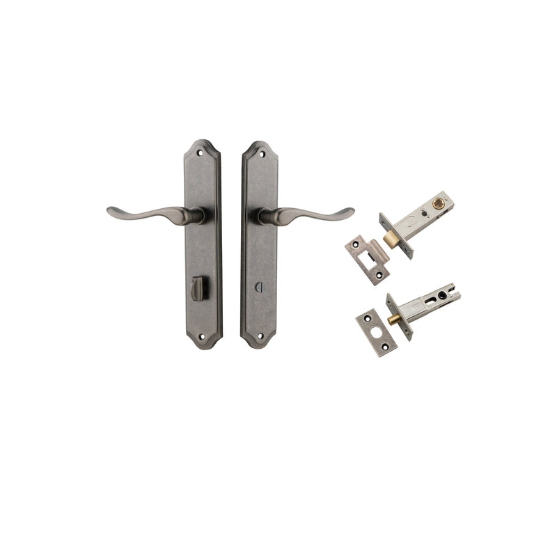 IVER STIRLING DOOR LEVER HANDLE ON SHOULDERED BACKPLATE - CUSTOMISE TO YOUR NEEDS