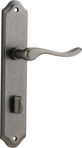 IVER STIRLING DOOR LEVER HANDLE ON SHOULDERED BACKPLATE - CUSTOMISE TO YOUR NEEDS