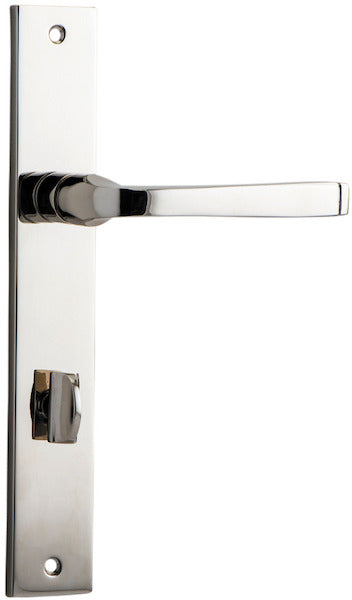 IVER ANNECY DOOR LEVER HANDLE ON RECTANGULAR BACKPLATE - CUSTOMISE TO YOUR NEEDS