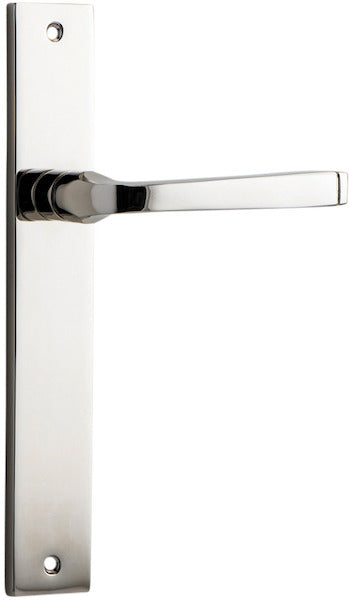 IVER ANNECY DOOR LEVER HANDLE ON RECTANGULAR BACKPLATE - CUSTOMISE TO YOUR NEEDS