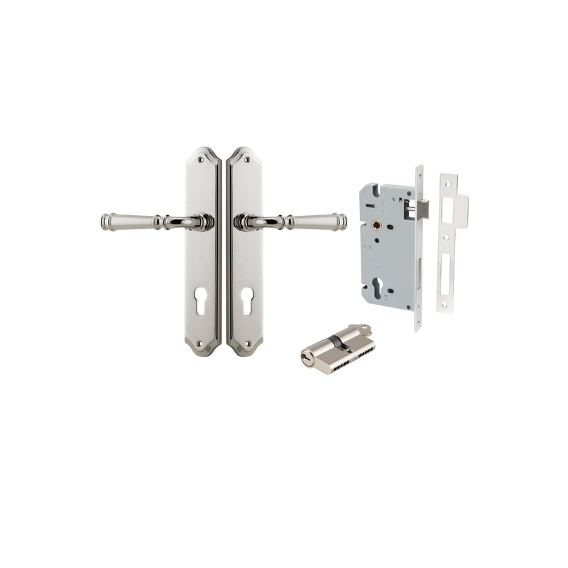 IVER VERONA DOOR LEVER HANDLE ON SHOULDERED BACKPLATE - CUSTOMISE TO YOUR NEEDS