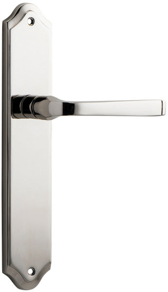 IVER ANNECY DOOR LEVER HANDLE ON SHOULDERED BACKPLATE - CUSTOMISE TO YOUR NEEDS