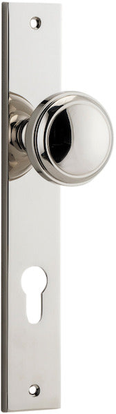 IVER PADDINGTON DOOR KNOB ON RECTANGULAR BACKPLATE - CUSTOMISE TO YOUR NEEDS