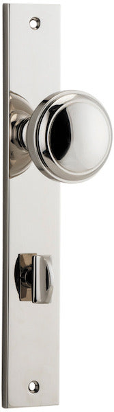 IVER PADDINGTON DOOR KNOB ON RECTANGULAR BACKPLATE - CUSTOMISE TO YOUR NEEDS