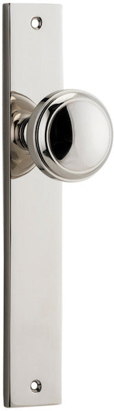 IVER PADDINGTON DOOR KNOB ON RECTANGULAR BACKPLATE - CUSTOMISE TO YOUR NEEDS