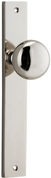 IVER CAMBRIDGE DOOR KNOB ON RECTANGULAR BACKPLATE - CUSTOMISE TO YOUR NEEDS