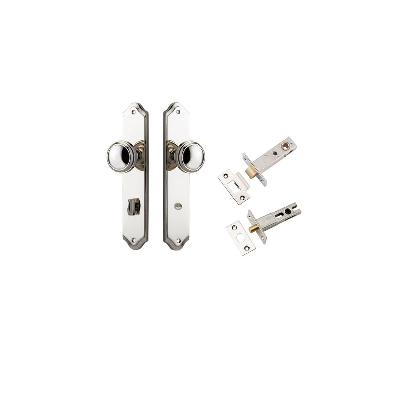 IVER PADDINGTON DOOR KNOB ON SHOULDERED BACKPLATE - CUSTOMISE TO YOUR NEEDS