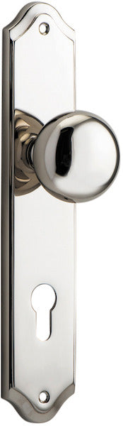 IVER CAMBRIDGE DOOR KNOB ON SHOULDERED BACKPLATE - CUSTOMISE TO YOUR NEEDS