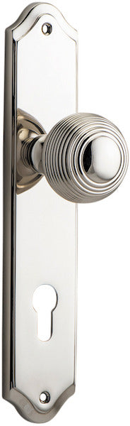 IVER GUILDFORD DOOR KNOB ON SHOULDERED BACKPLATE - CUSTOMISE TO YOUR NEEDS