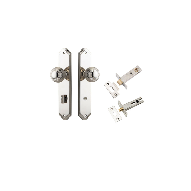 IVER GUILDFORD DOOR KNOB ON SHOULDERED BACKPLATE - CUSTOMISE TO YOUR NEEDS