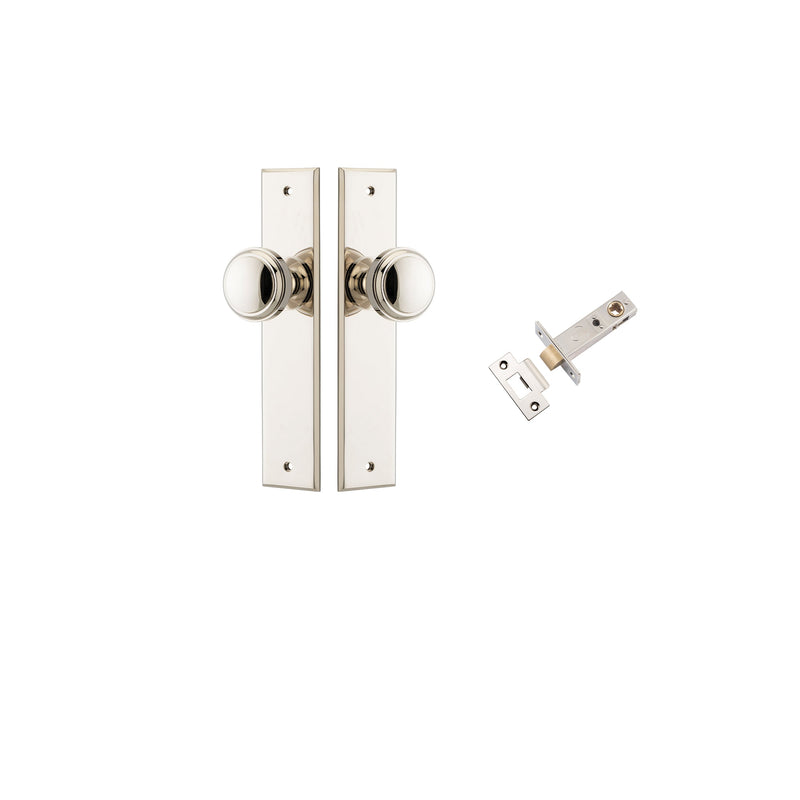 IVER PADDINGTON DOOR KNOB ON CHAMFERED BACKPLATE - CUSTOMISE TO YOUR NEEDS