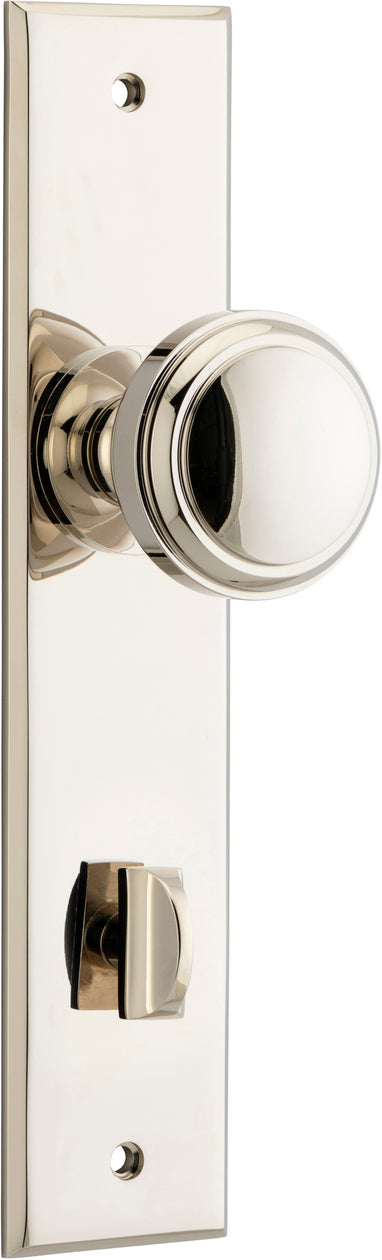 IVER PADDINGTON DOOR KNOB ON CHAMFERED BACKPLATE - CUSTOMISE TO YOUR NEEDS