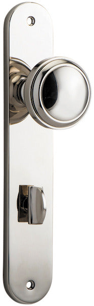 IVER PADDINGTON DOOR KNOB ON OVAL BACKPLATE - CUSTOMISE TO YOUR NEEDS