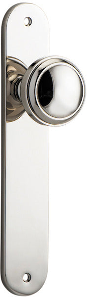 IVER PADDINGTON DOOR KNOB ON OVAL BACKPLATE - CUSTOMISE TO YOUR NEEDS