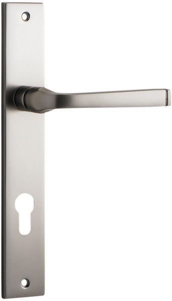 IVER ANNECY DOOR LEVER HANDLE ON RECTANGULAR BACKPLATE - CUSTOMISE TO YOUR NEEDS