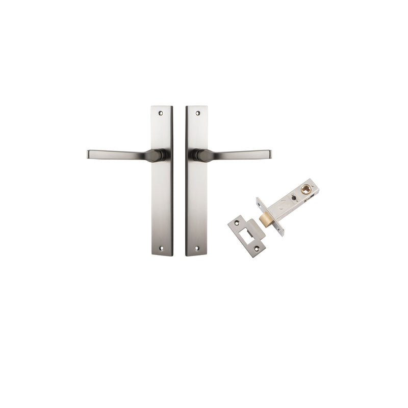 IVER ANNECY DOOR LEVER HANDLE ON RECTANGULAR BACKPLATE - CUSTOMISE TO YOUR NEEDS