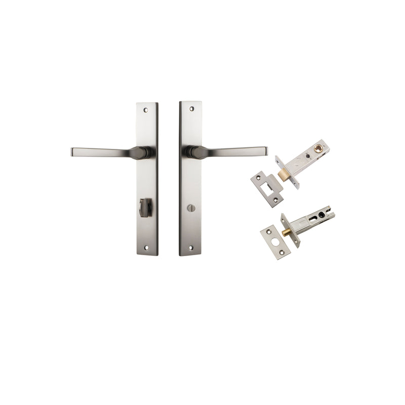 IVER ANNECY DOOR LEVER HANDLE ON RECTANGULAR BACKPLATE - CUSTOMISE TO YOUR NEEDS