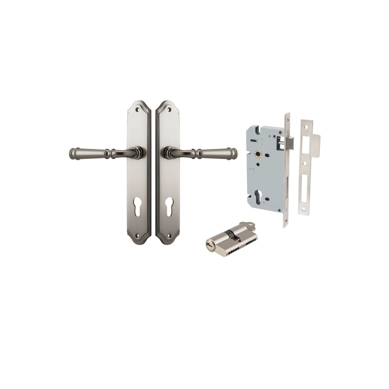 IVER VERONA DOOR LEVER HANDLE ON SHOULDERED BACKPLATE - CUSTOMISE TO YOUR NEEDS