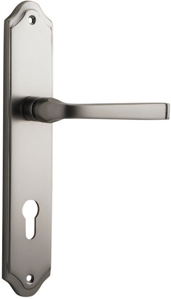 IVER ANNECY DOOR LEVER HANDLE ON SHOULDERED BACKPLATE - CUSTOMISE TO YOUR NEEDS