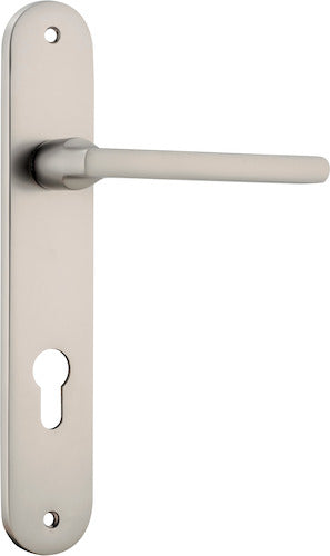 IVER BALTIMORE DOOR LEVER HANDLE ON OVAL BACKPLATE - CUSTOMISE TO YOUR NEEDS