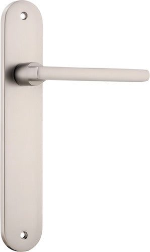 IVER BALTIMORE DOOR LEVER HANDLE ON OVAL BACKPLATE - CUSTOMISE TO YOUR NEEDS