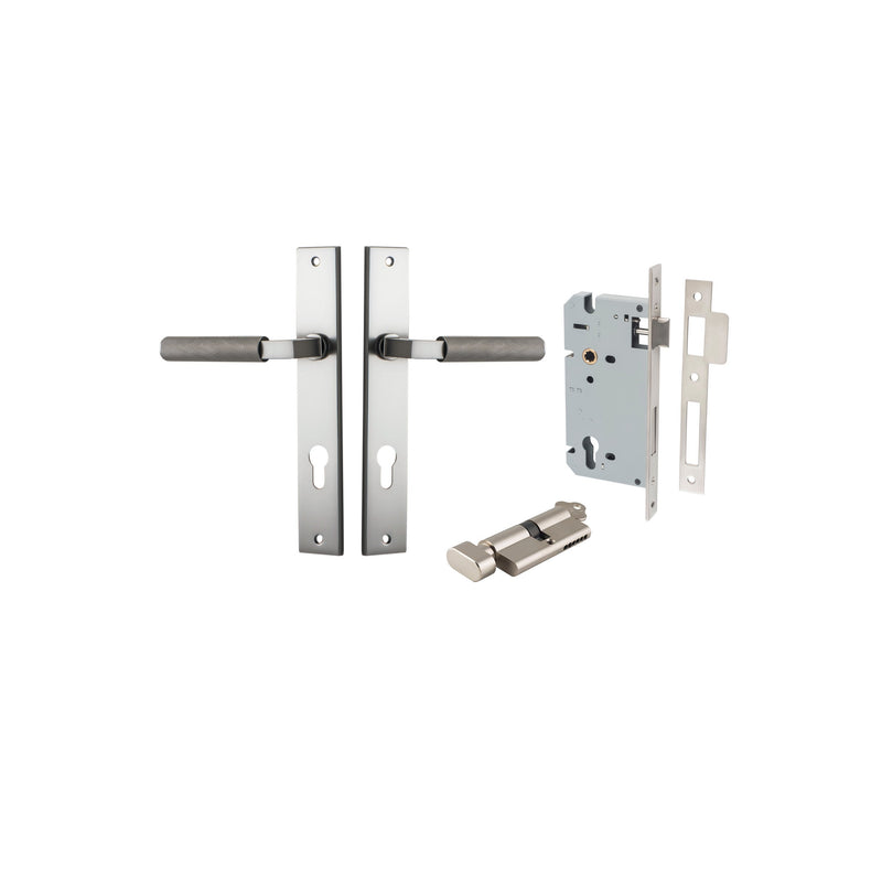 IVER BRUNSWICK DOOR LEVER HANDLE ON RECTANGULAR BACKPLATE - CUSTOMISE TO YOUR NEEDS