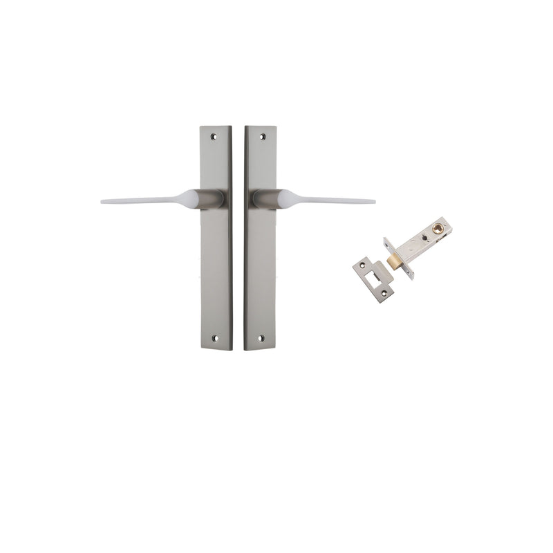 IVER COMO DOOR LEVER HANDLE ON RECTANGULAR BACKPLATE - CUSTOMISE TO YOUR NEEDS