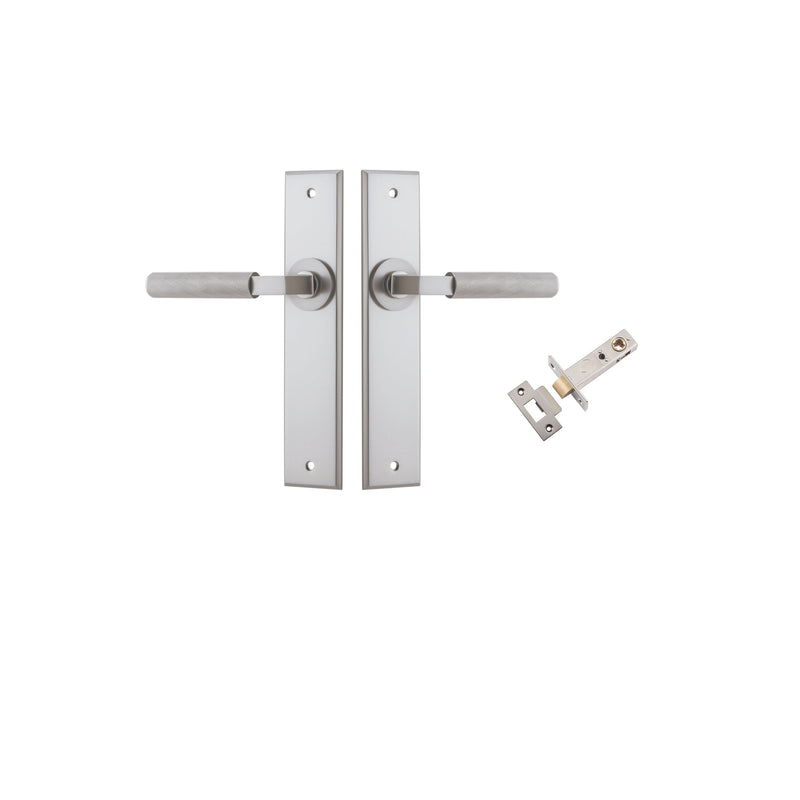 IVER BRUNSWICK DOOR LEVER HANDLE ON CHAMFERED BACKPLATE - CUSTOMISE TO YOUR NEEDS