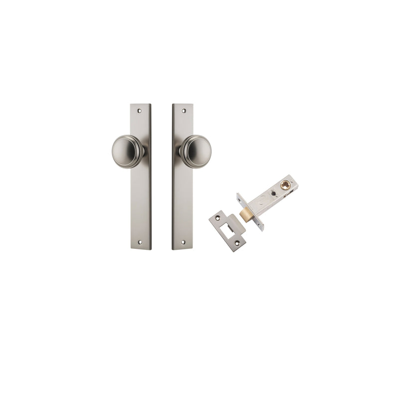 IVER PADDINGTON DOOR KNOB ON RECTANGULAR BACKPLATE - CUSTOMISE TO YOUR NEEDS