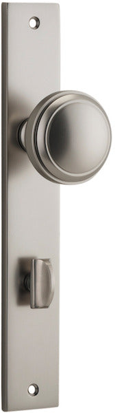 IVER PADDINGTON DOOR KNOB ON RECTANGULAR BACKPLATE - CUSTOMISE TO YOUR NEEDS