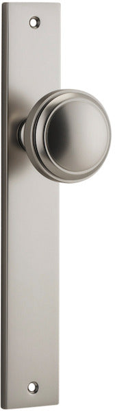 IVER PADDINGTON DOOR KNOB ON RECTANGULAR BACKPLATE - CUSTOMISE TO YOUR NEEDS